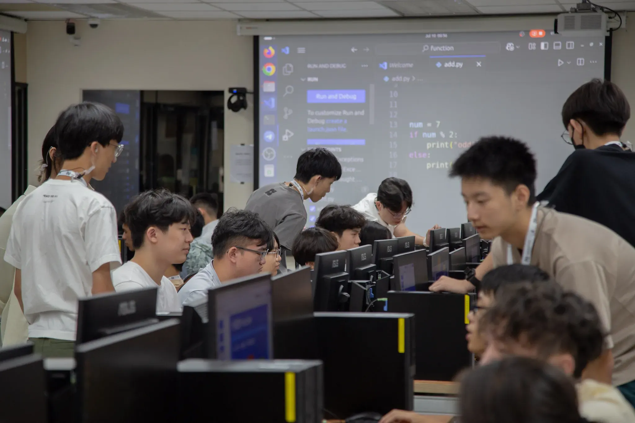 SITCON 夏令營活動現場